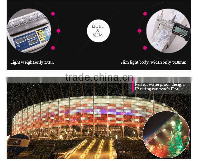 colorful wash lamp 36w waterproof led fixture t8 led ip 65