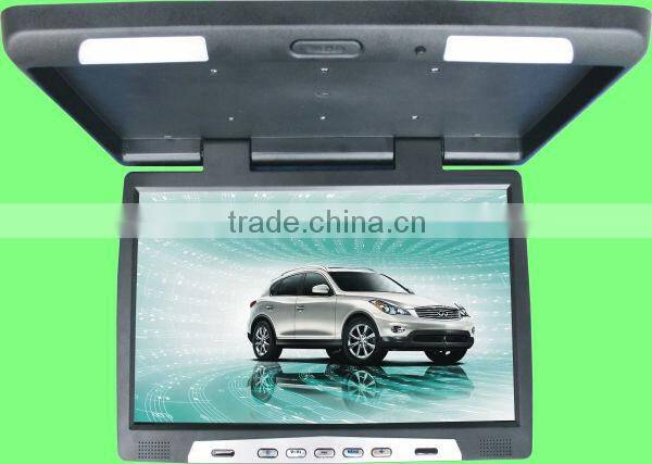 19 inch flip down cheap car monitor for selling
