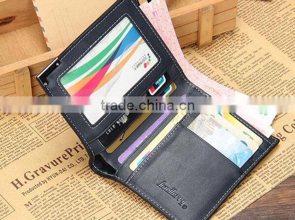Men Bifold Business Leather Wallet Card Holder Coin Pocket Money Bag Purse