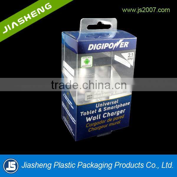 Custom printing design plastic folding box with hanger