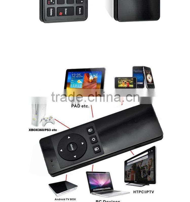 2.4G android remote multifunctional air mouse with keyboard