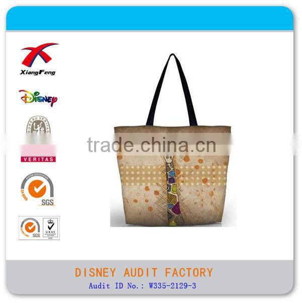 2014 made in china Foldable jute shopping bag