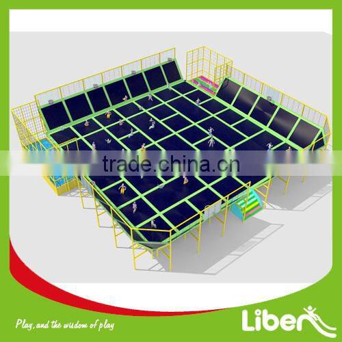 Indoor Big Bungee Trampoline Bed for Children and Adults LE.BC.055