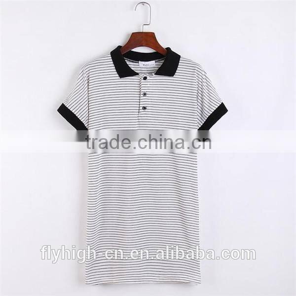 Women's hot selling striped cotton t shirts