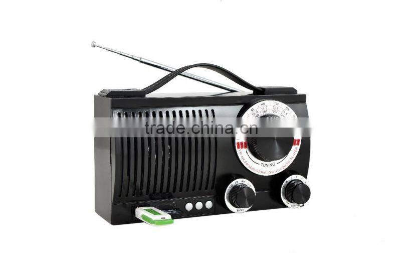 DONGGUAN HIGH QUALITY RECHARGEABLE FM/AM RADIO WITH USB