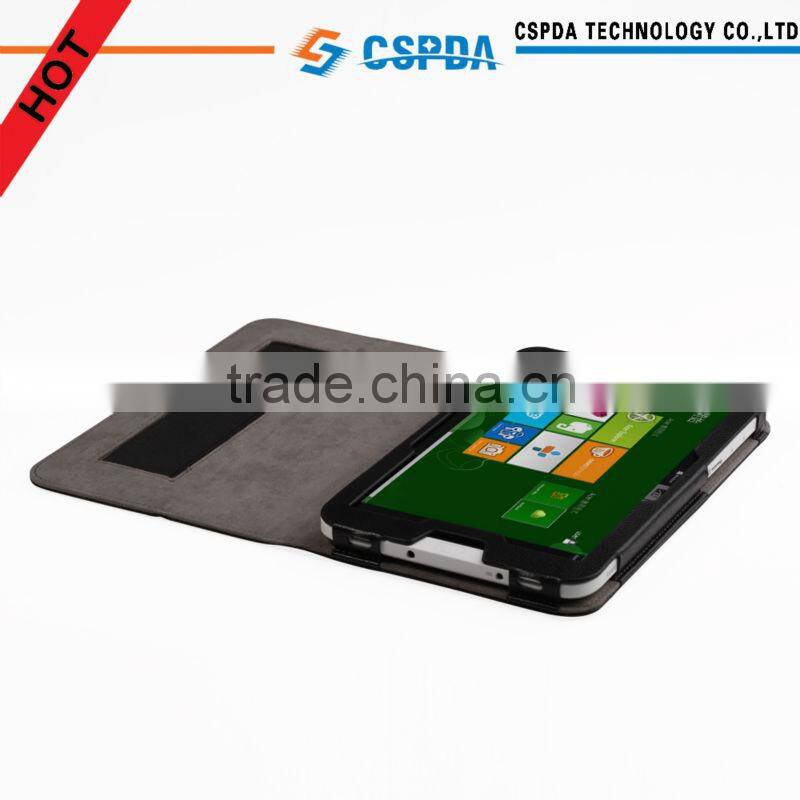 Factory price folio back stand leather case cover for Acer Iconia W3-810 Tablet
