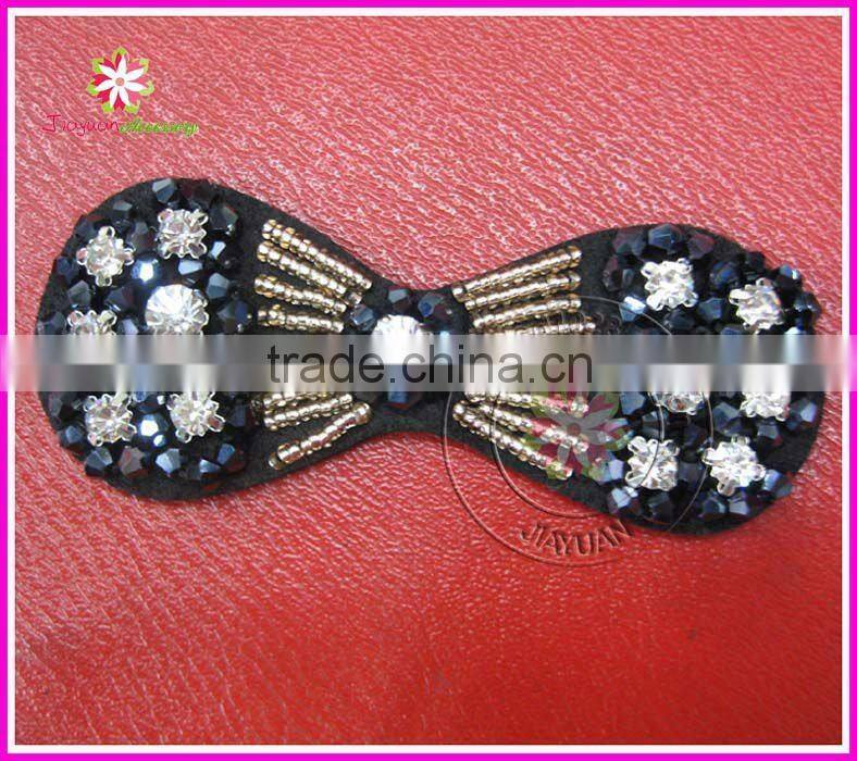 Garment crystal applique patch, crystal rhinestone applique, Crystal Embellishments Rhinestone Applique for Bridal Trimming