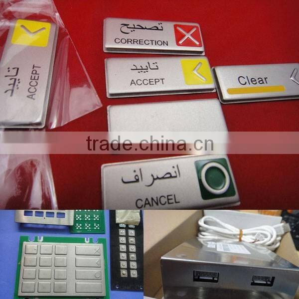 stainless steel USB connect easy install metal ATM keypad