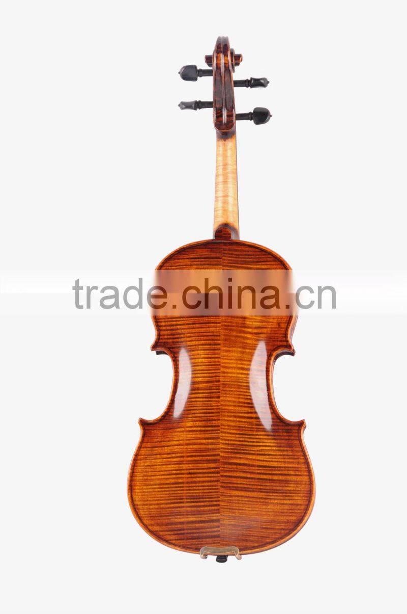 Best handmade flamed viola high-grade ebony accessories TL010