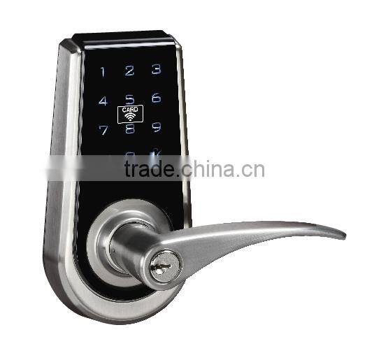 Japanese high quality and security Electronic keypad lever by ALPHA Corporation.