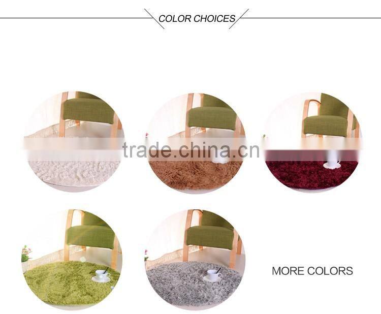 2016 cheap wholesales best prices green large microfiber polyester shaggy plush area carpet rugs with anti slip backing for home