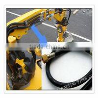 zhuji stainless steel braid hydraulic hose EN853 2SN/ SAE 100 R2AT