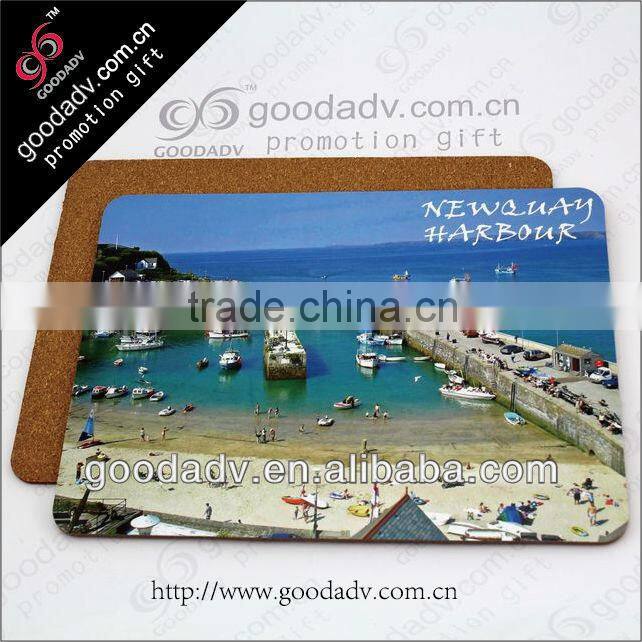 Factory Wholesale Best MDF cork placemat / Wood placemat / Table plate mat