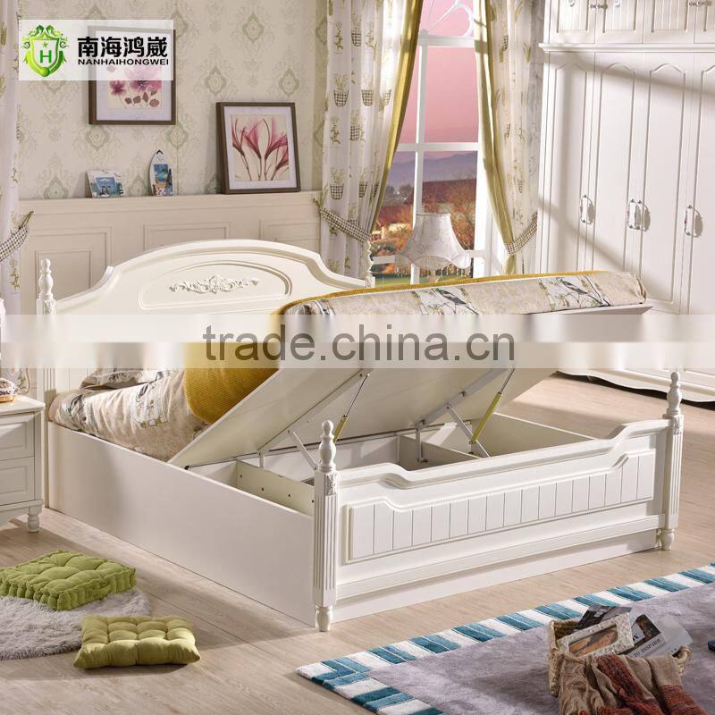 Wholesale White Bedroom Set English Country Style Furniture