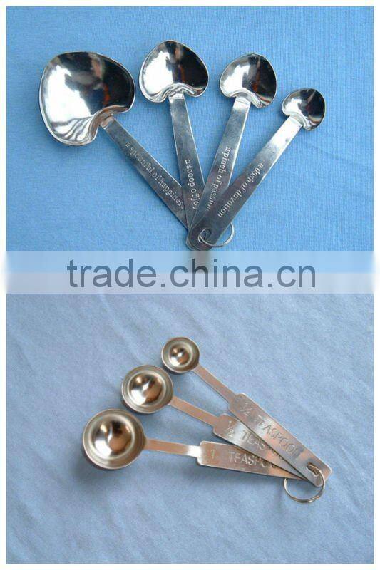 Professional Set of Plastic Measuring Spoons 6PCS Multi-Color
