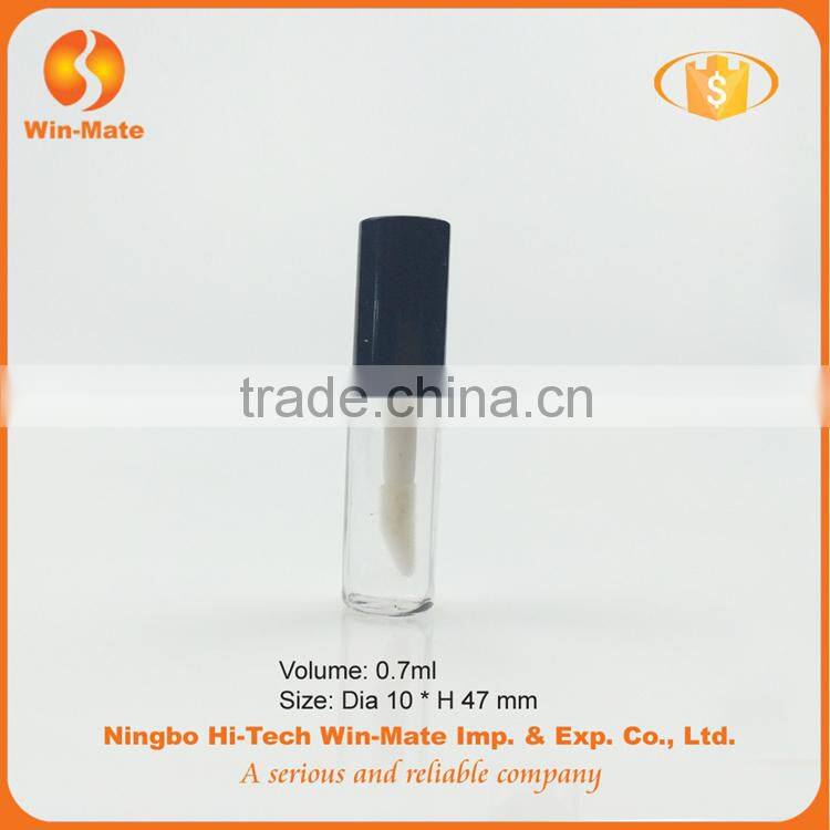 wholesale round empty flat 47*10mm Mini Lip Gloss Bottle