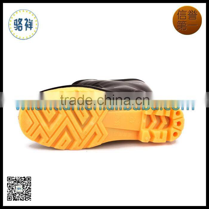 Men Plastic Black industrial gumboots