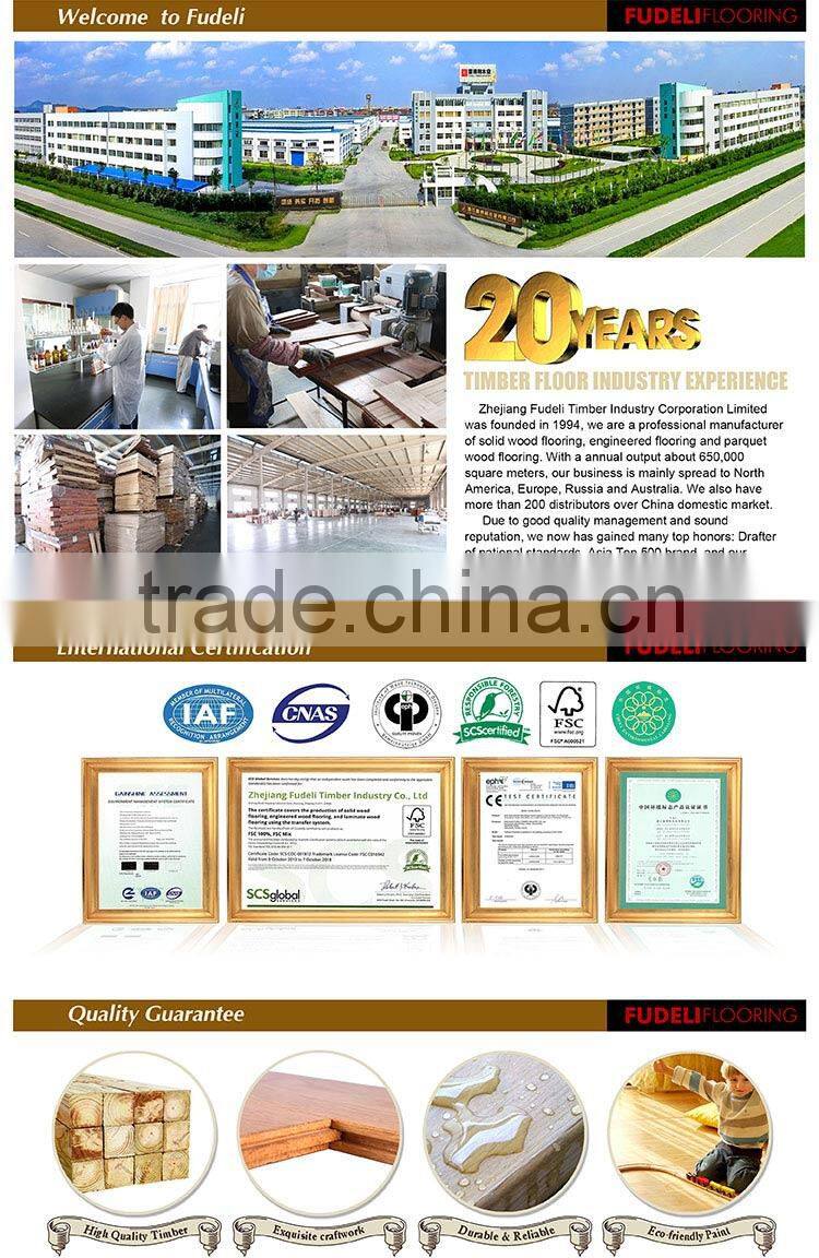 Top class AB grade FSC Certified engineered timber flooring