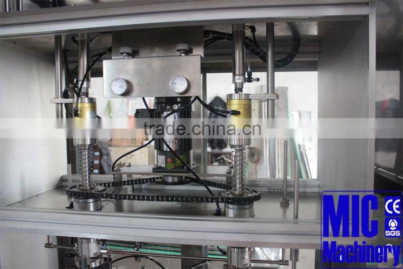 MICmachinery small bottle filling and capping machine manual plastic bottle capping machine plastic jar capping machine