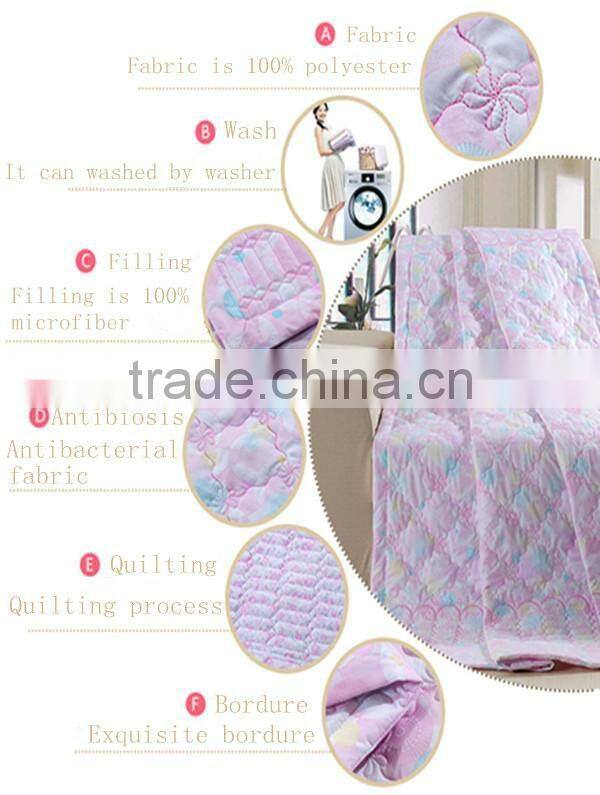 2015 summer cool Microfiber Polyester Blanket