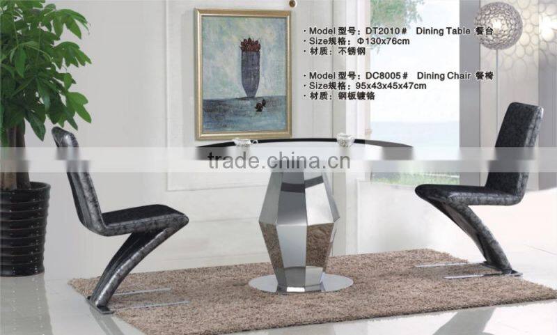 2015 restaurant table and chair modern design glass center table