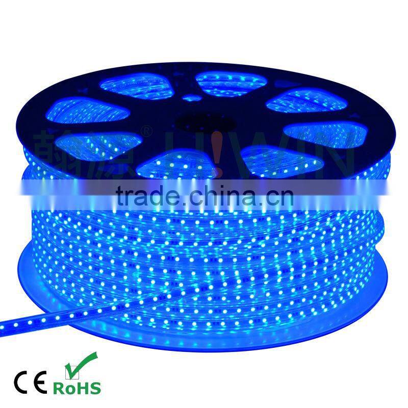 HUGEWIN upgrades 3528 90leds per meter led ropes 220v waterproof led strip