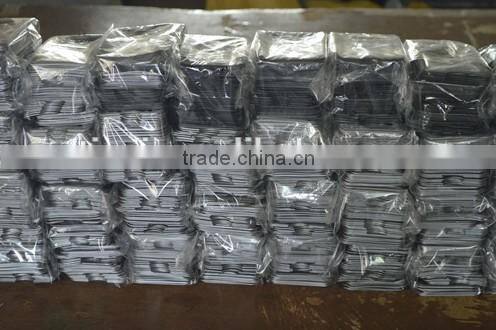 Sewing on Black ID Card Holder on the Cloth