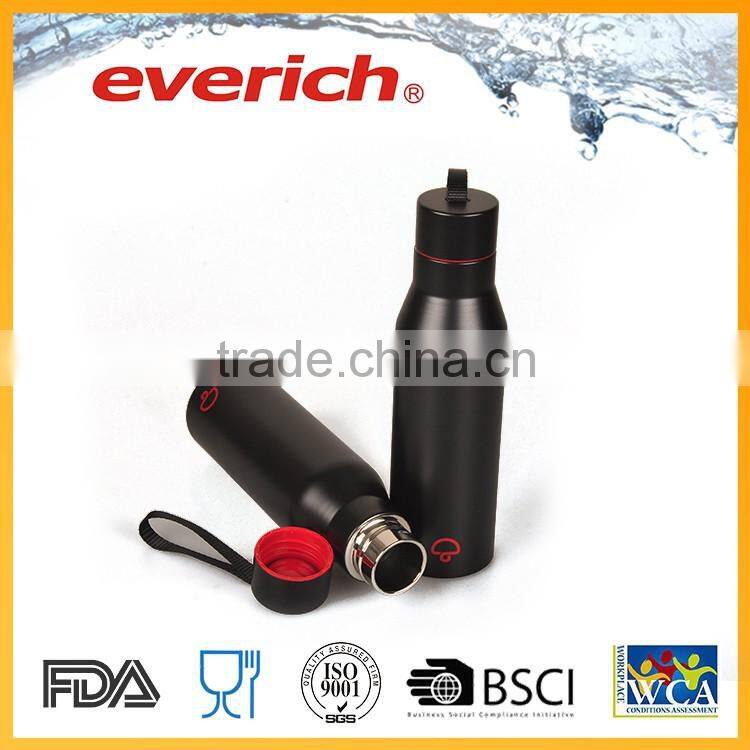 2016 New design easy double walled water bottles fda double wall