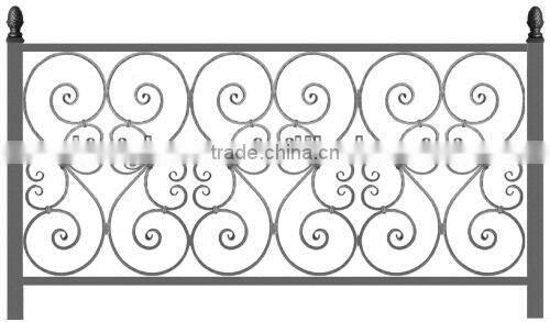 Top-selling decorative wrought iron railings