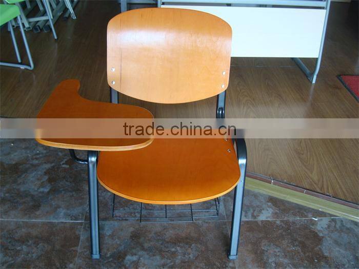 university chair school furniture for training room/ training chair with table