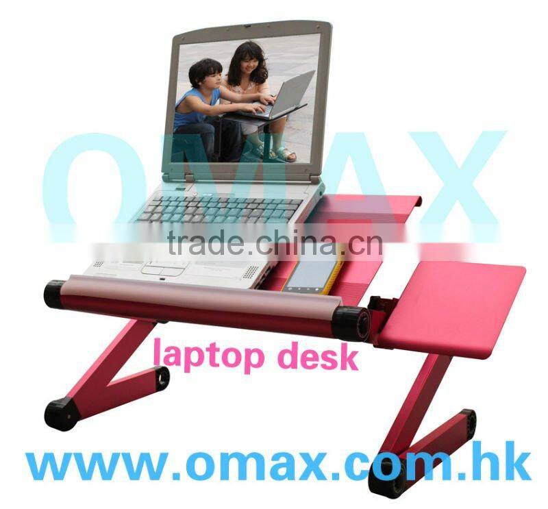 stand up laptop desk with mouse pad