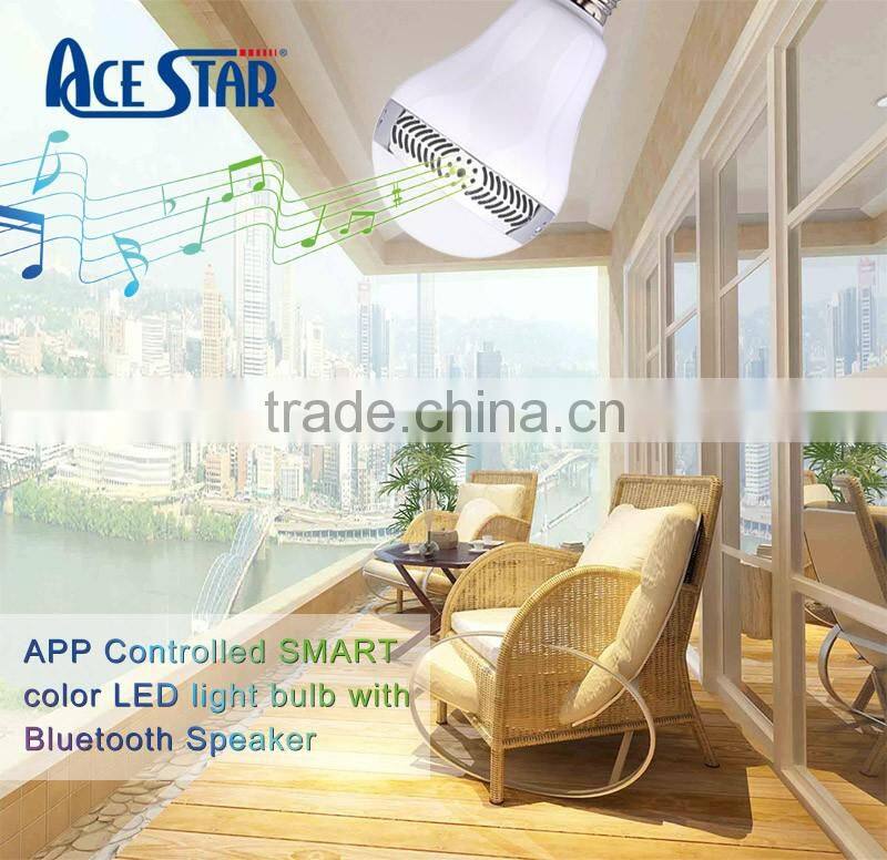 RGBW Lamp Bluetooth Control Smart Audio Speaker