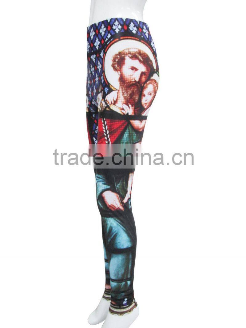 Sexy slimming open toe leggings for women/lady