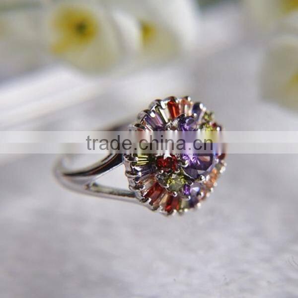 Hot Selling Design - 925 Sterling Silver Diamond Ring CZ Ring For Women