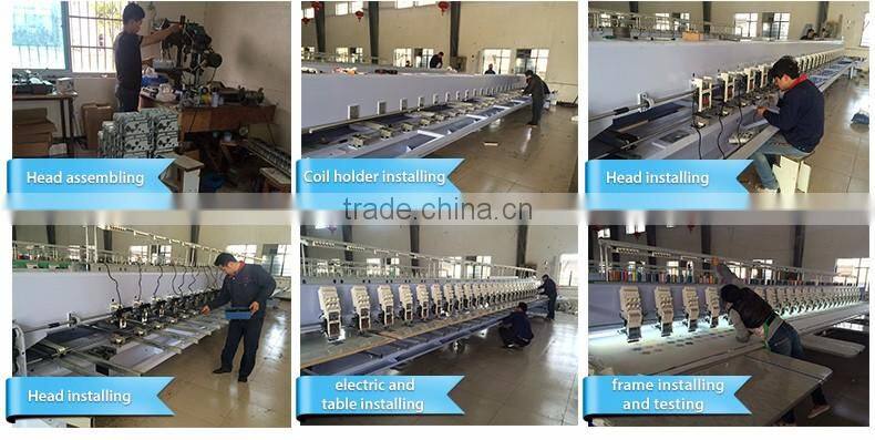 15 heads high speed embroidery machine