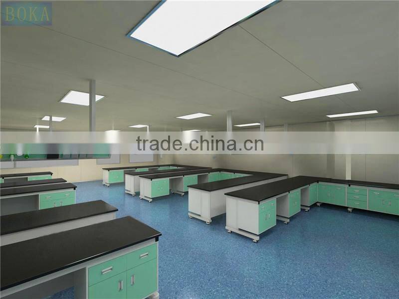Solid Physichemical Board Material and Laboratory Furniture Type Electrical Work Bench