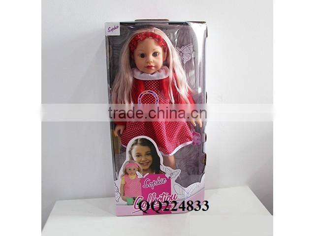 Beautiful baby doll 18 inch American girl doll toy doll for sale With IC