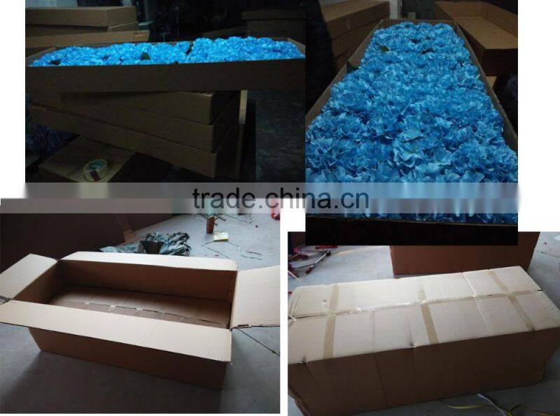factory for sale silk hydrangea flower head