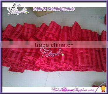 red stripe dining chair covers with side pleats and two wings for dining chairs