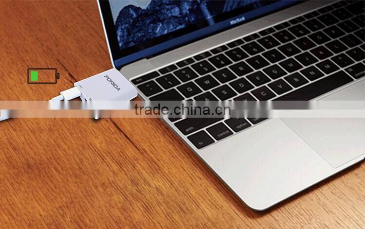 FORIDA newest type C usb 3.1 HUB Combo with PD charging hub for macbook,PD charger