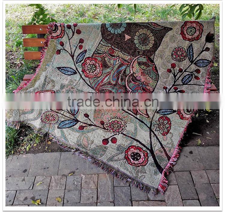 00% Cotton Casual Sofa Piano Bed Cover Sofa Throw Blanket Cloth Decoration Tapestry