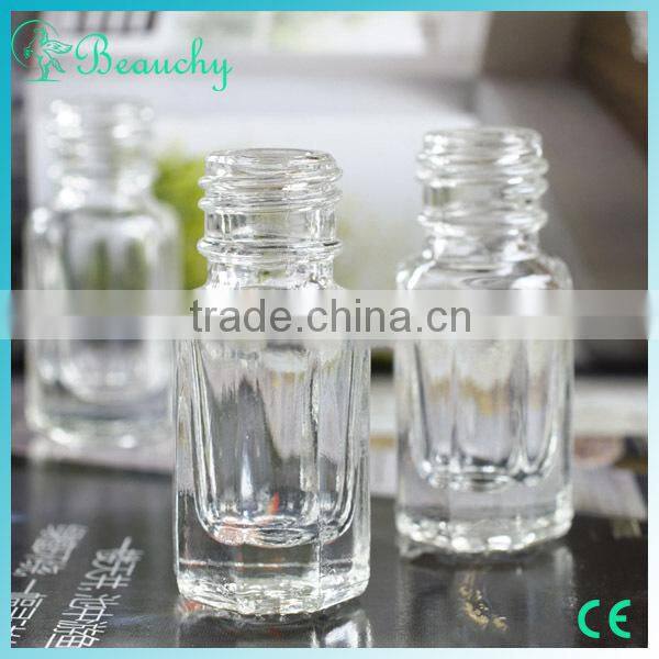 2015 beauchy New Product bottle glass crystal bottle for nail polish