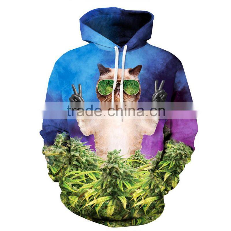 brand hoody p men custom Fashion 3D printing hoodies