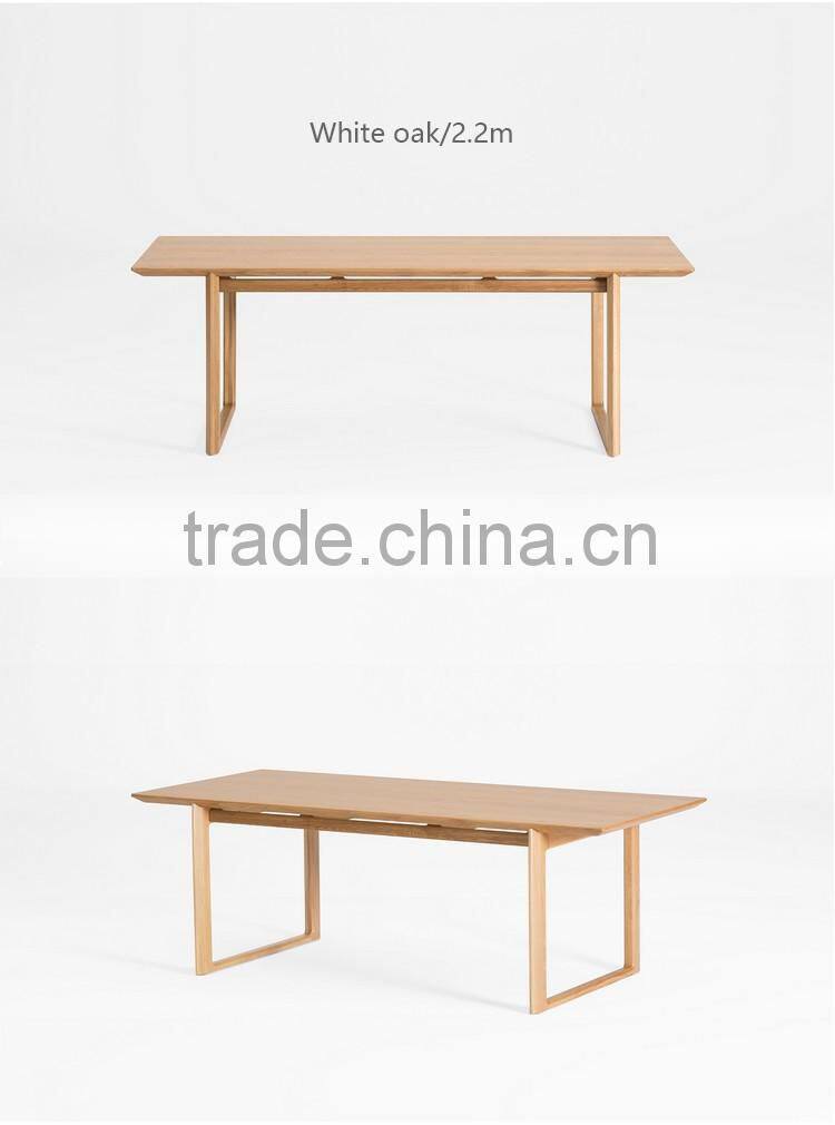 2016 best sale simple design solid wood dining table modern home furniture