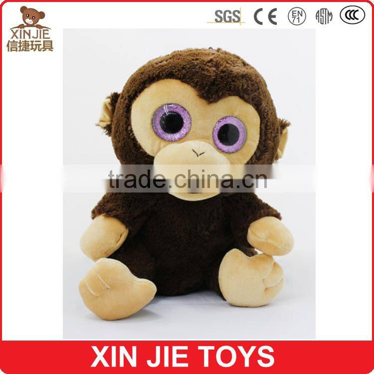 brown plush orangutan toy lovely stuffed monther and son animal toy high quality soft orangutan toy