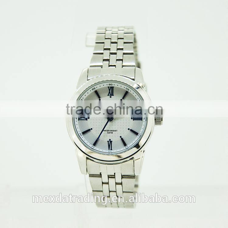 woman fashion quartz stainless steel resistant quartz watch