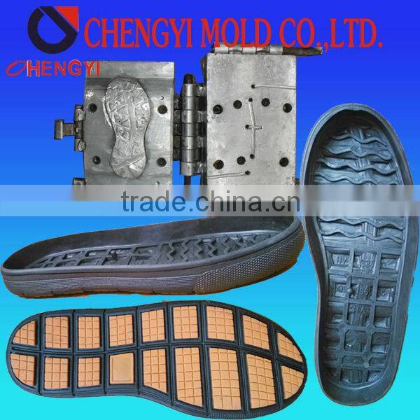 2014 NEW style double color men shoe sole mold TPR sole mould