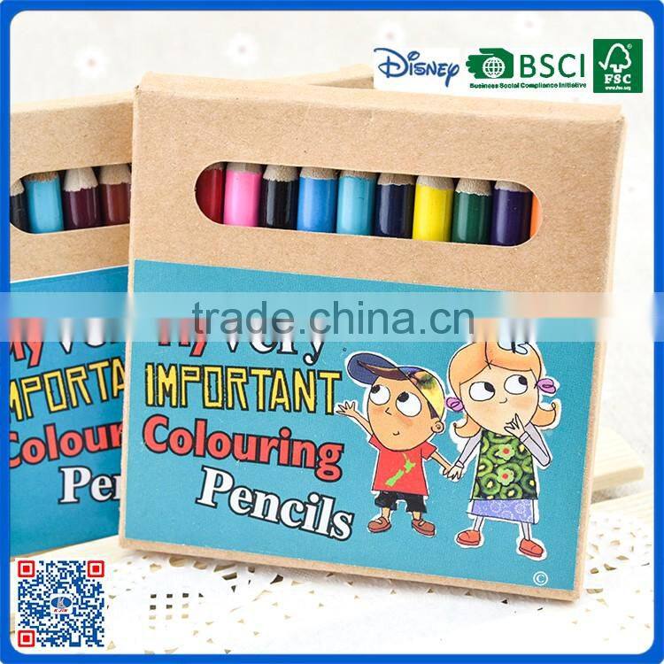 12 colors eco-friendly pencils for children