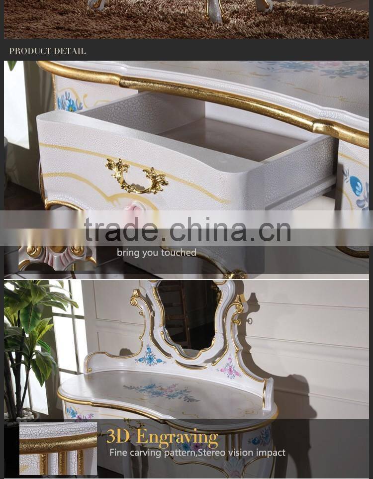 Gold leaf home furniture-classic dresser