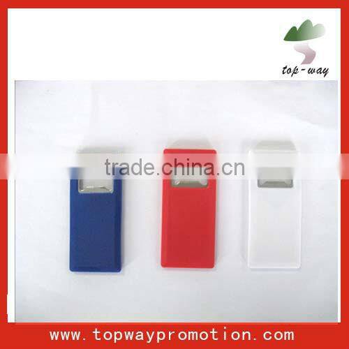 supply all kinds of plastic credit card bottle opener